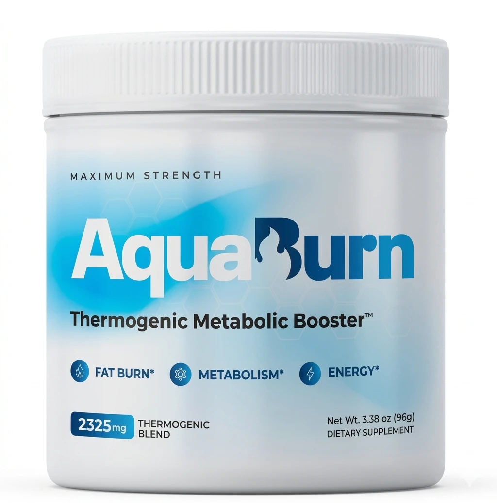 AquaBurn Product Bottle front view